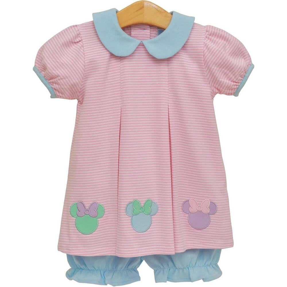 NEW TROTTER STREET KIDS kids cheerful ears bloomer set in pink